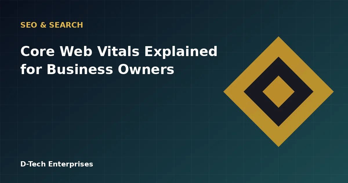 Core Web Vitals Explained for Business Owners