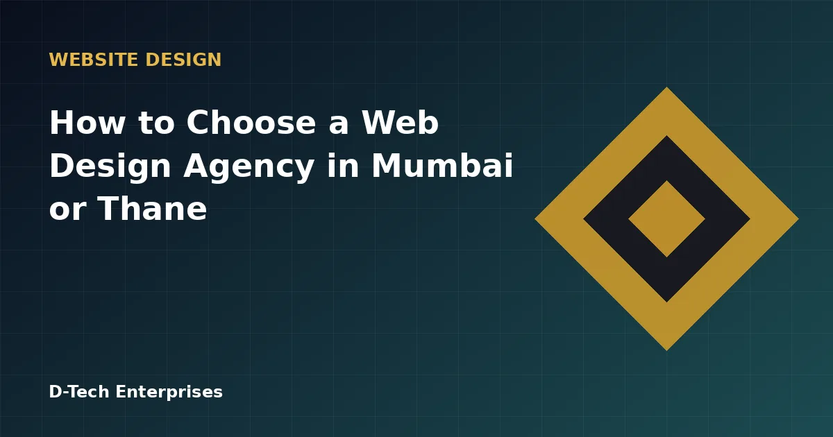 How to Choose a Web Design Agency in Mumbai or Thane