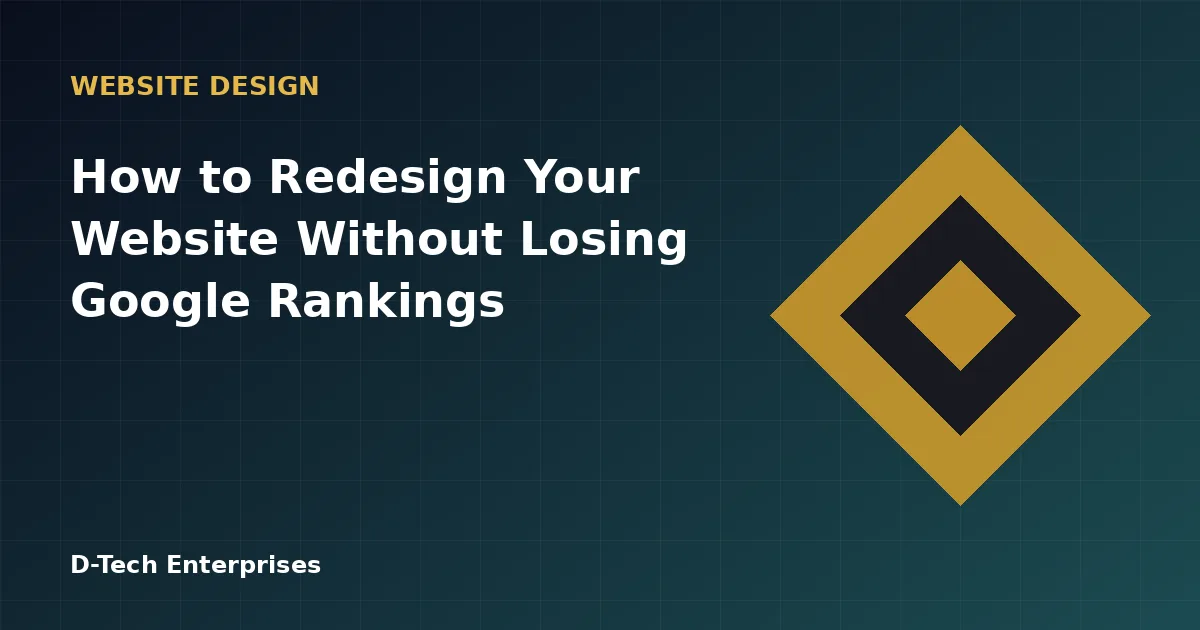 How to Redesign Your Website Without Losing Google Rankings