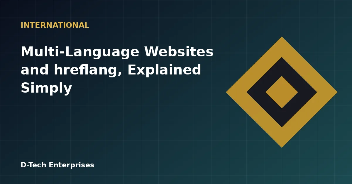 Multi-Language Websites and hreflang, Explained Simply